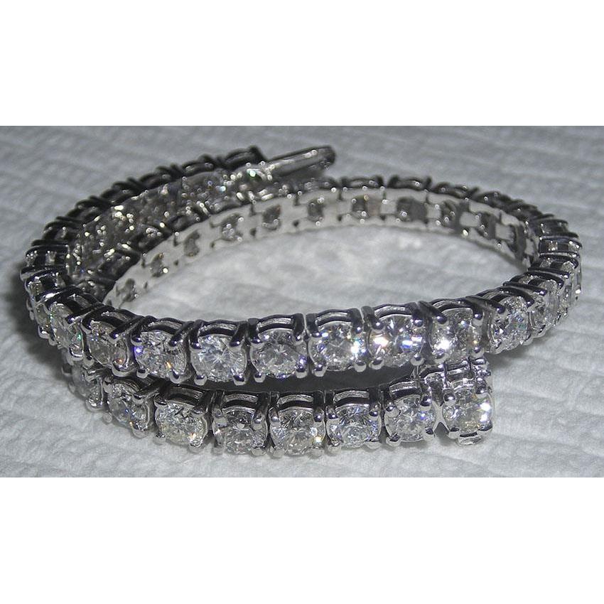 10.50 Ct. Lab Grown Diamond Tennis Bracelet Sparkling Ladies Jewelry-harrychadent.ca