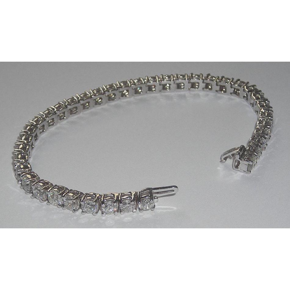10 Carats Lab Grown Diamond Tennis Bracelet Vs Jewelry White Gold Bracelet