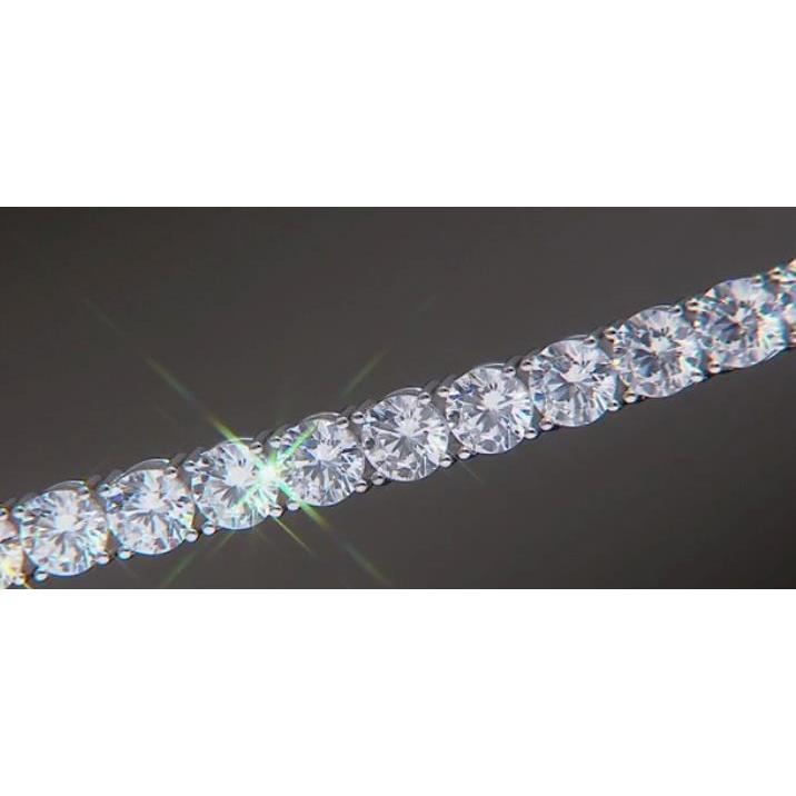 12.80 Carats Triple Ex Stones Large Lab Grown Diamond Tennis Bracelet- Tennis Bracelet-harrychadent.ca