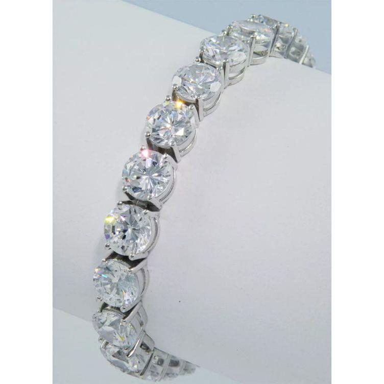 22.50  Carat Lab Grown Diamond Tennis Bracelet