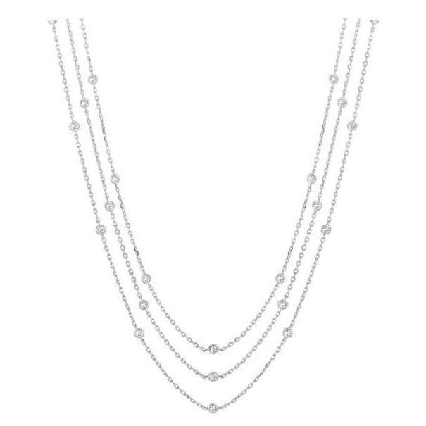 3 Row Diamond Necklace1.