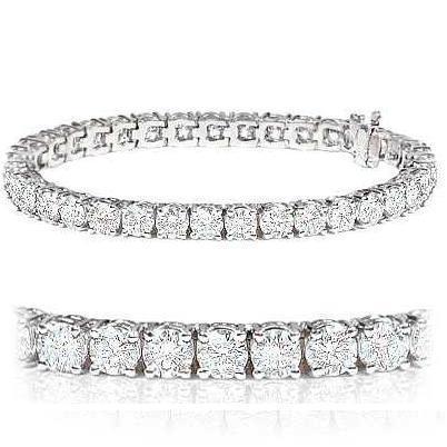 40 Pointer Tennis Bracelet Lab Grown Diamond