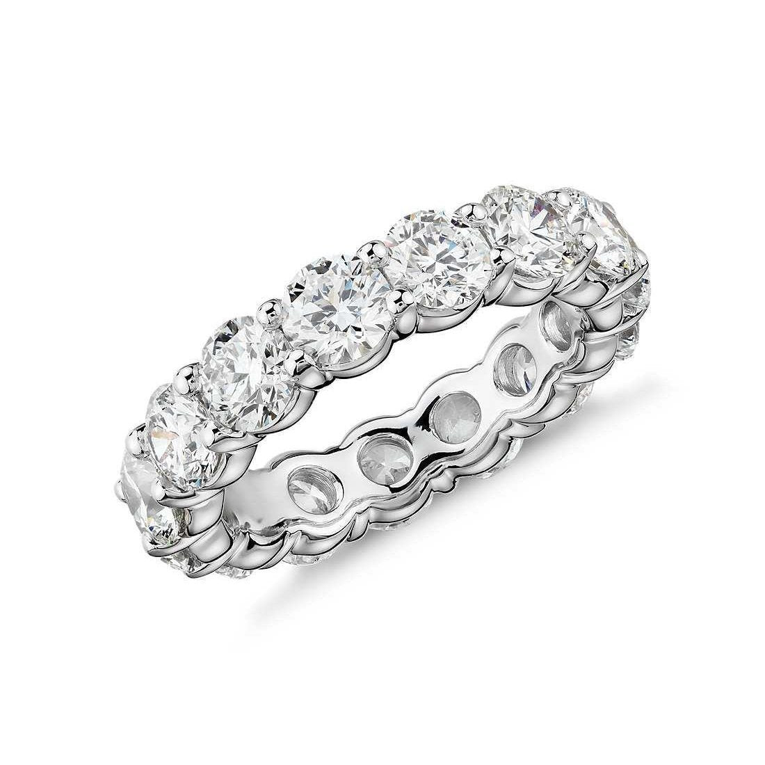 7.50 Carats Brilliant Cut Lab Grown Diamond Women Wedding Band