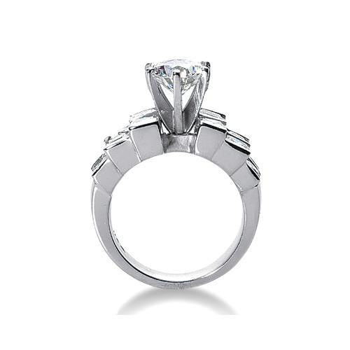 4.25 Carat Diamond Engagement Fancy Ring Real Big Diamonds - Engagement Ring-harrychadent.ca