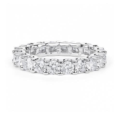 3 Ct Sparkling Round Diamond Women Wedding Band - Eternity Band-harrychadent.ca
