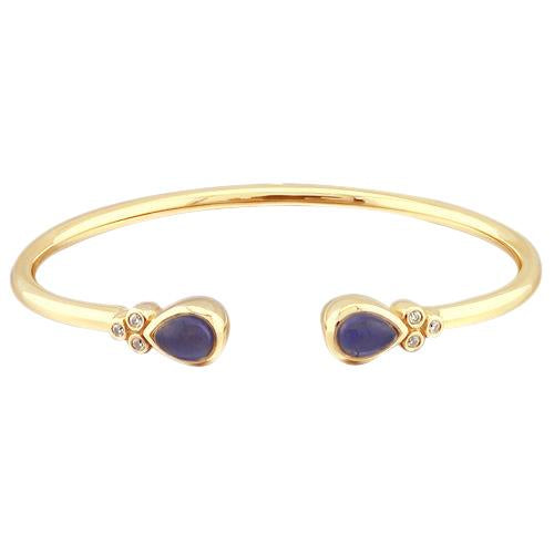 Amethyst Diamond Bracelet 2.30 Carats Yellow Gold Jewelry - Gemstone Bracelet-harrychadent.ca