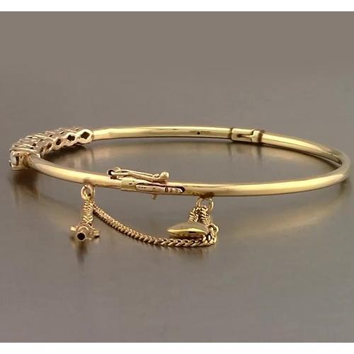 Opal Bangle 5.25 Carats Yellow Gold Women Jewelry New - Gemstone Bracelet-harrychadent.ca