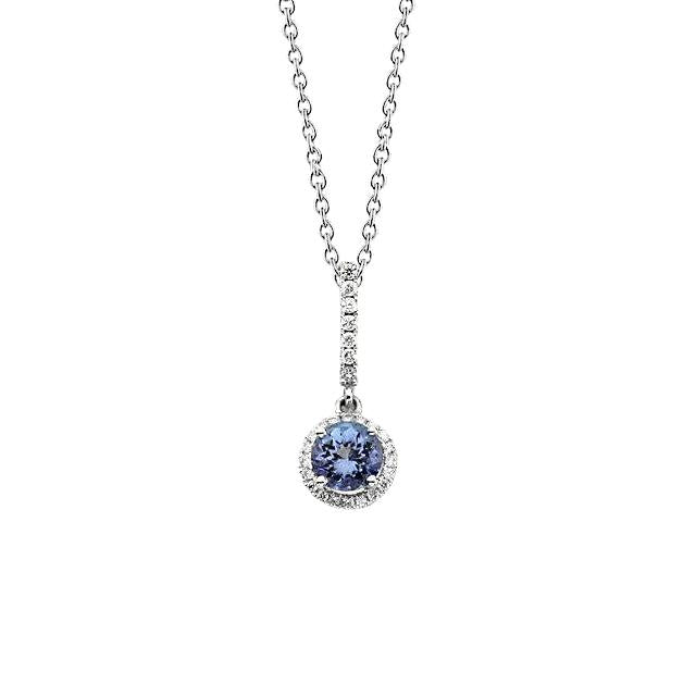 Genuine Sri Lanka Blue Sapphire And Diamond Pendant 2 Carats - Gemstone Pendant-harrychadent.ca