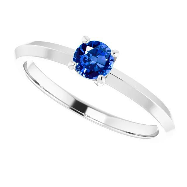 Solitaire Ring 1.25 Carats White Gold 14K - Gemstone Ring-harrychadent.ca