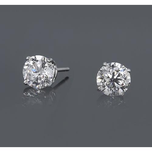 1.50 Carats Diamond Studs - Stud Earrings-harrychadent.ca