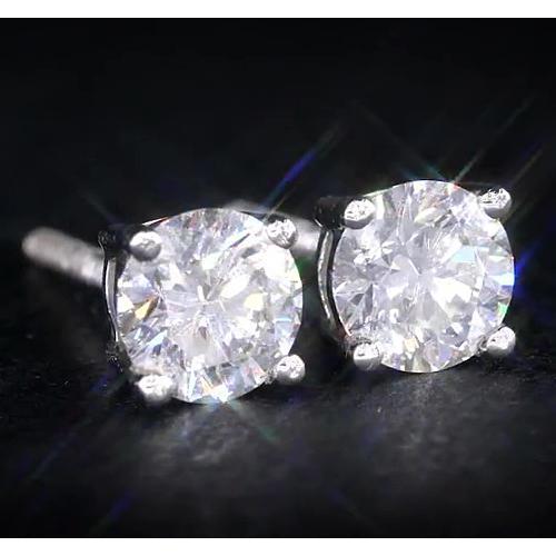 1.50 Carats Diamond Studs - Stud Earrings-harrychadent.ca