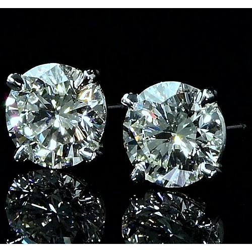2 Carat Stud Diamond Earrings - Stud Earrings-harrychadent.ca