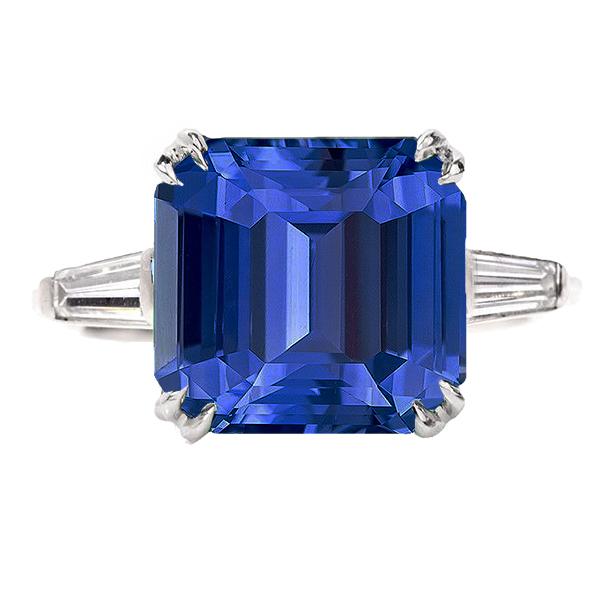 Women 3 Stone Emerald Natural Sapphire Ring & Diamonds 4.50 Carats - Gemstone Ring-harrychadent.ca