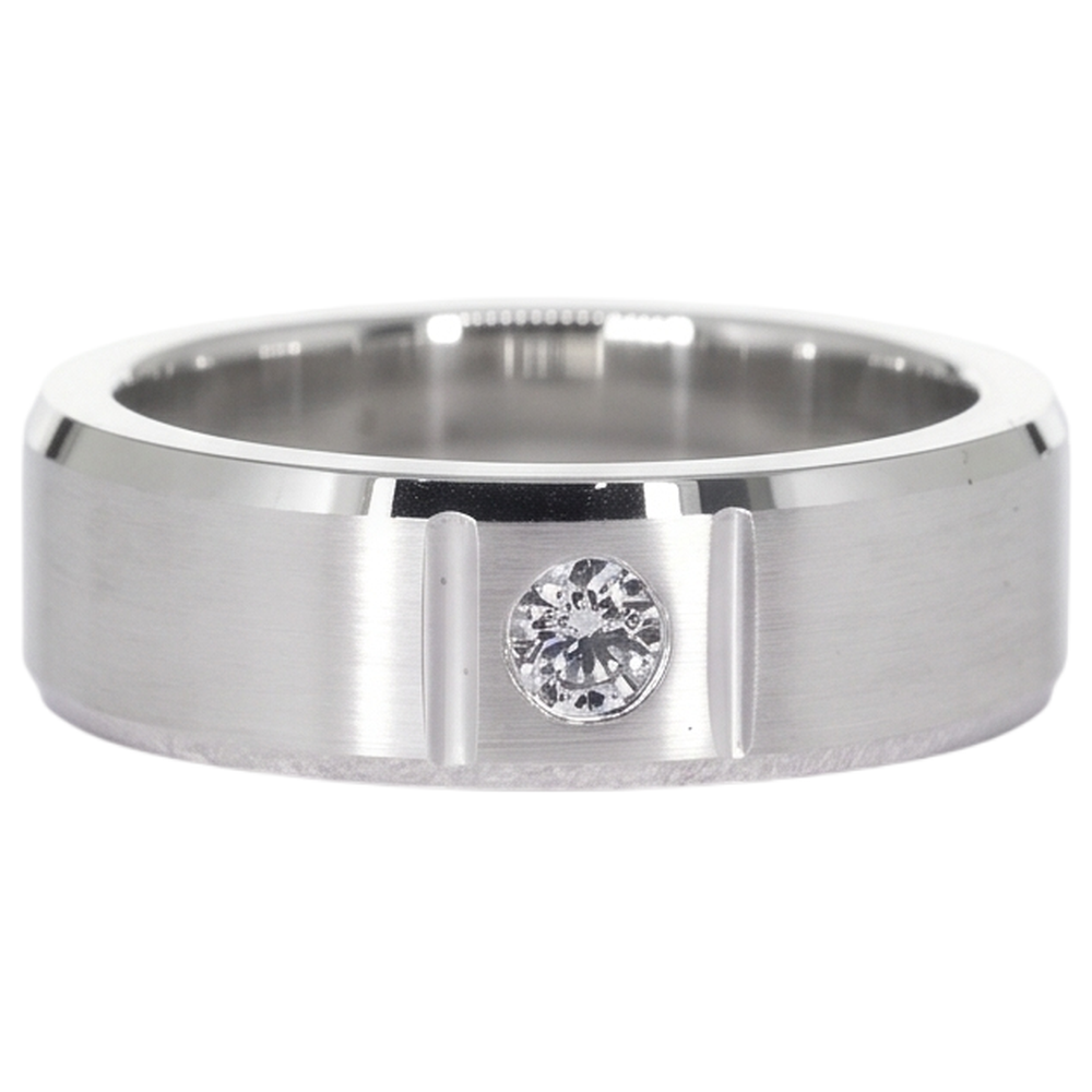 0.50 Ct Men's Single Real Natural Earth Mined Diamond ( Not Lab Grown ) Ring