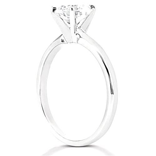 0.50 Carats Real Diamond Wedding Solitaire Ring