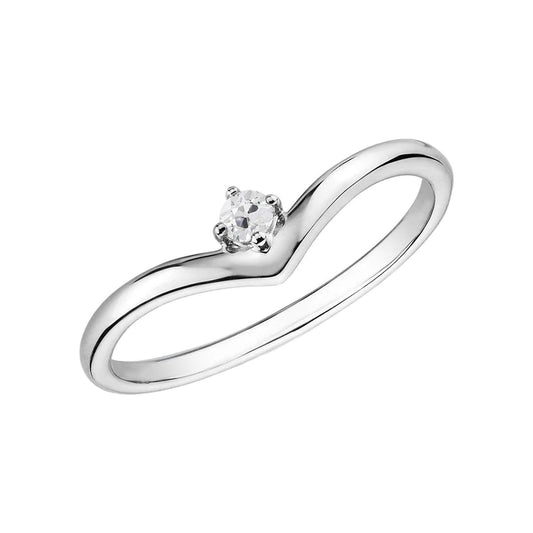 0.50 Carats Solitaire Promise Ring Old Mine Cut Round Genuine Diamond 4 Prong