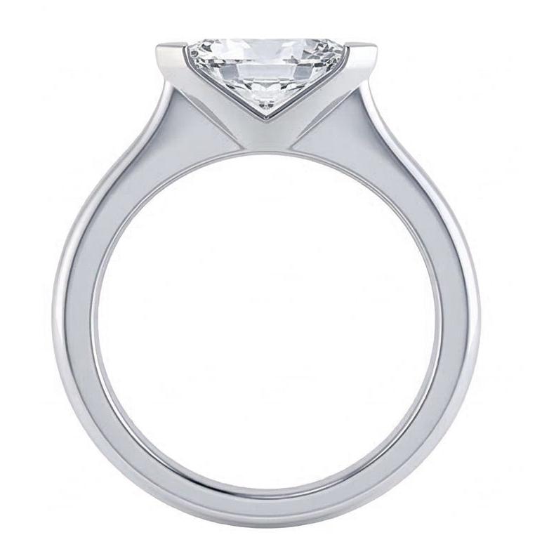 1.25 Carat Bezel Set Marquise Cut Natural Earth Mined Diamond ( Not Lab Grown ) Wedding Ring