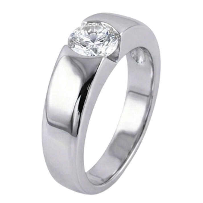 1.50 Carats G VS1 Gorgeous Real Natural Earth Mined Diamond ( Not Lab Grown )  Solitaire Ring Gold Mens Ring Gents