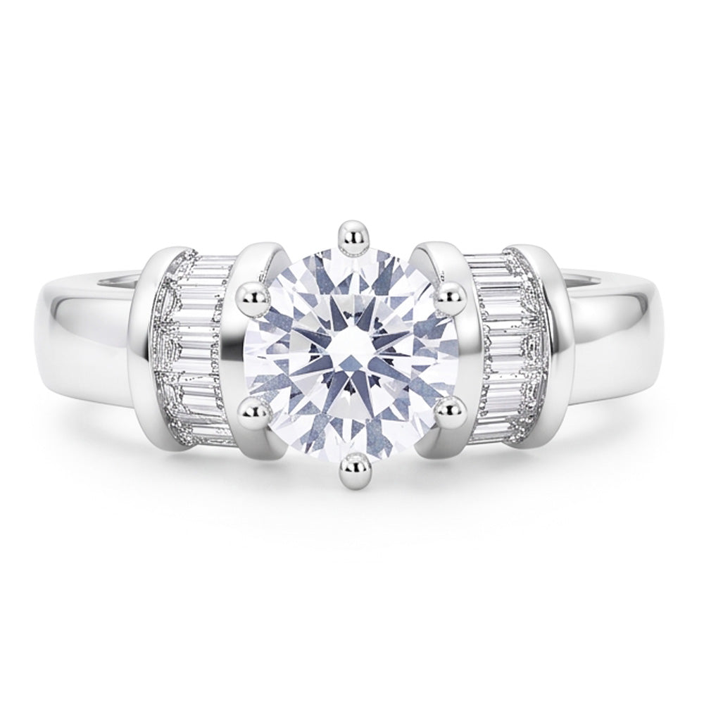 1.51 Ct Genuine Natural Earth Mined Diamond ( Not Lab Grown ) Anniversary Ring Three Stone Jewelry New