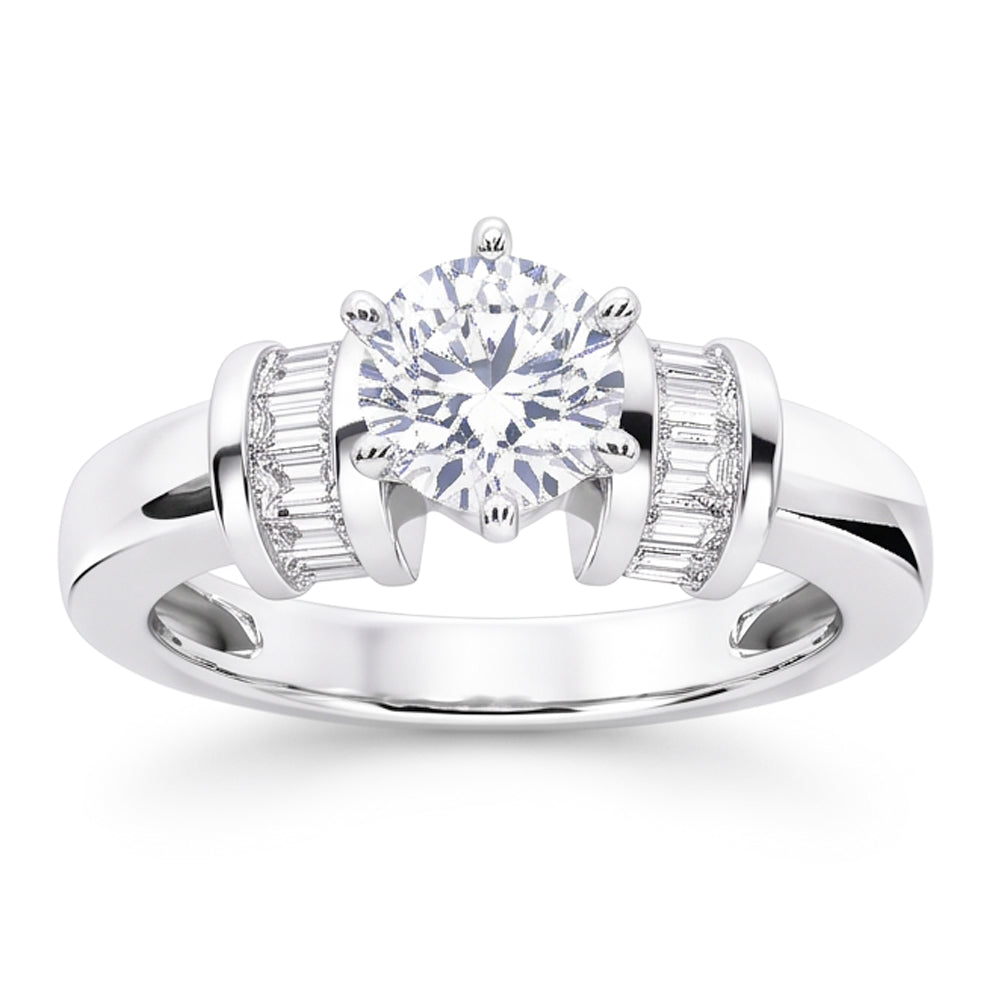 1.51 Ct Genuine Natural Earth Mined Diamond ( Not Lab Grown ) Anniversary Ring Three Stone Jewelry New