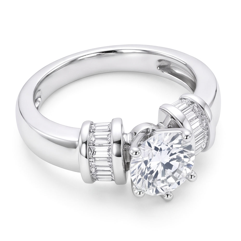 1.51 Ct Genuine Natural Earth Mined Diamond ( Not Lab Grown ) Anniversary Ring Three Stone Jewelry New