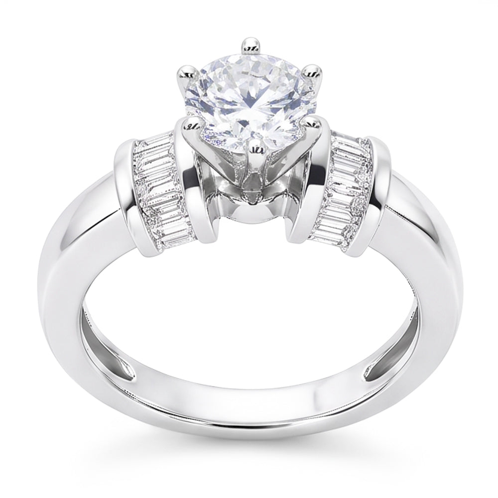 1.51 Ct Genuine Natural Earth Mined Diamond ( Not Lab Grown ) Anniversary Ring Three Stone Jewelry New