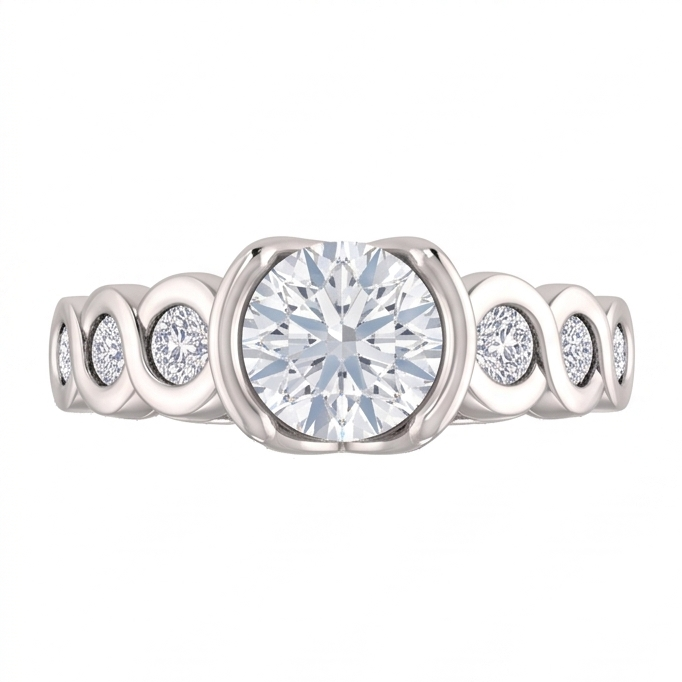 1.86 Ct. Round Brilliant Real Natural Earth Mined Diamond ( Not Lab Grown )s Wedding Anniversary Ring