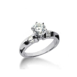 1.25 Carat Real Diamond Anniversary Ring 3 Stone Style