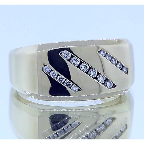 1.25 Carats Round Natural Diamond Anniversary Band 