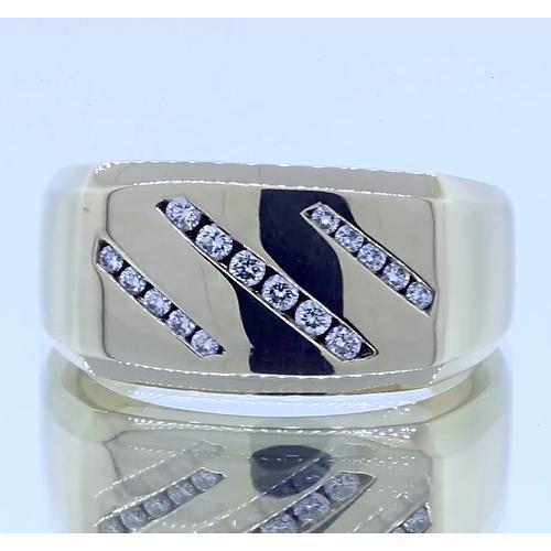 1.25 Carats Round Natural Diamond Anniversary Band Simple Jewelry