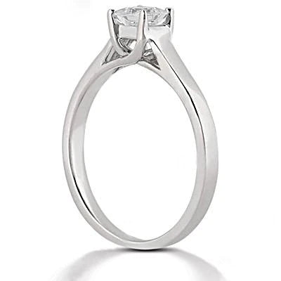 1.25 Ct. Real Diamond Ring Solitaire Princess Cut