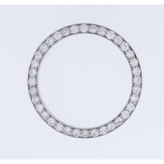 1.25 Ct Round Custom Genuine Diamond To Fit Rolex Date 34 Mm Watch - Watch Bezel-harrychadent.ca