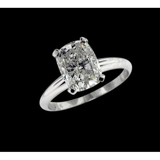 1.25 Cts. Radiant Cut Natural Diamond Solitaire Wedding Ring