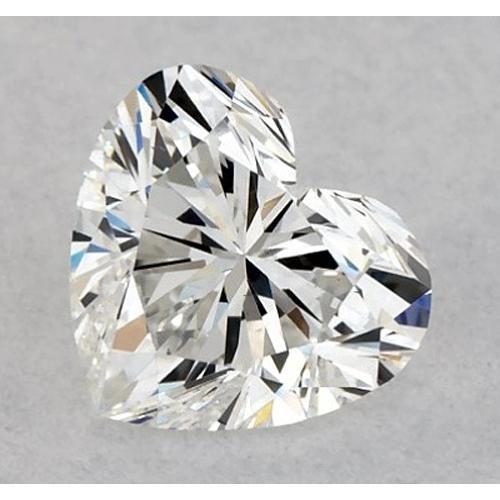Diamond Heart Shape Diamond in Gold – main view