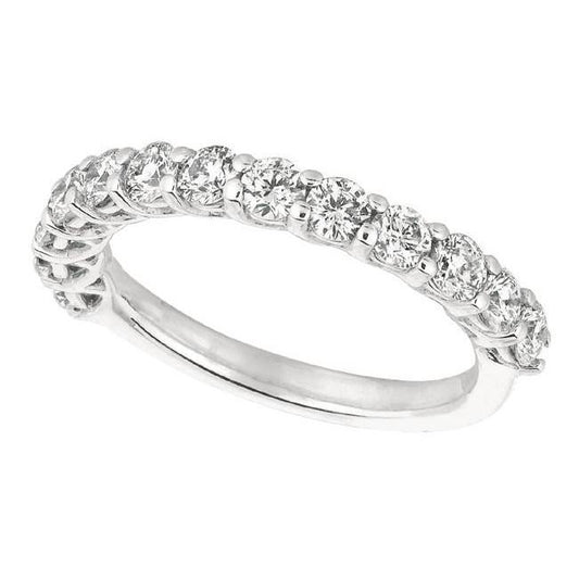 1.30 Carat Round Brilliant Lab Grown Diamond Anniversary Band Jewelry New