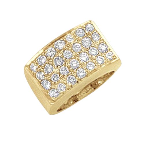 1.40 Carat Round Cut Real Diamond Gorgeous Yellow Gold Ring