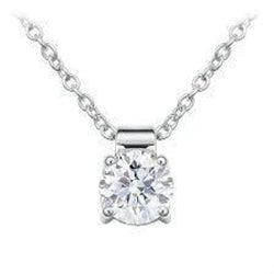 1.50 Carat D Vs1 Genuine Solitailre Diamond Pendant Neckalce