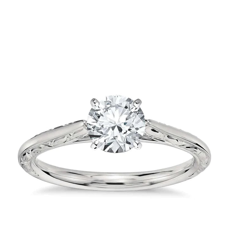 1.50 Carat Gorgeous Round Cut Natural Diamond Solitaire Ring