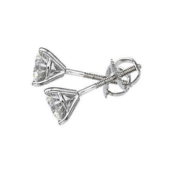 1.50 Carats E Vvs1 Martini Style Natural Diamond Studs Diamond Earrings