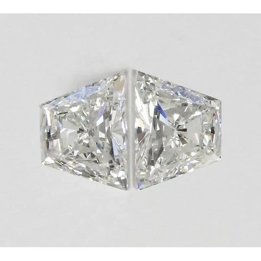 1.50 Carats G VVS1 Trapezoids Cut Loose Diamond Pair