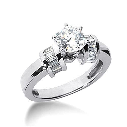 1.51 Ct Genuine Diamond Anniversary Ring Three Stone Jewelry New