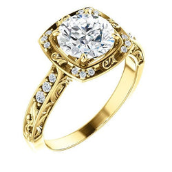 1.65 Ct. Round Brilliant Real Diamonds Anniversary Ring Jewelry