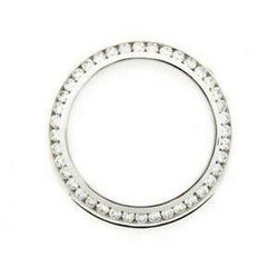 1.75 Ct Round Custom Real Diamond Bezel To Fit Rolex  All Datewatch Models