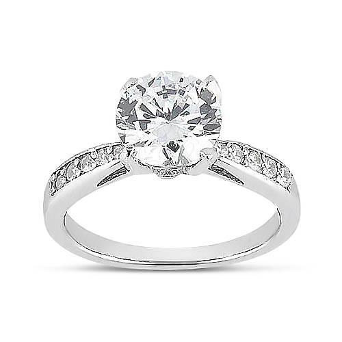 1.75Ct Round Real Diamonds Wedding Anniversary Ring White Gold