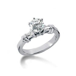 1.85 Ct. Real Diamonds Anniversary Ring 3 Stone Gold Ring