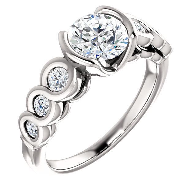 1.86 Ct. Round Brilliant Real Diamonds Wedding Anniversary Ring