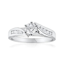 1.90 Ct Cathedral Setting Natural Earth Mined Diamond Anniversary Ring Accented Jewelry