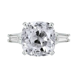 10 Carat 3 Stone Natural Earth Mined Diamond Ring