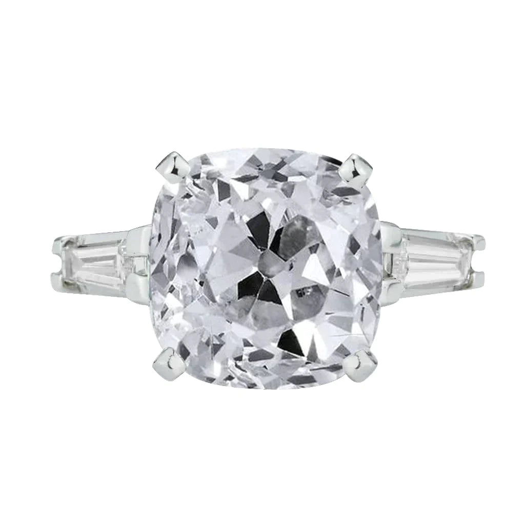 10 Carat 3 Stone Natural Diamond Ring