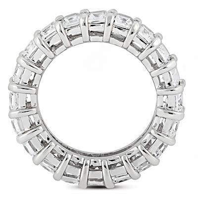 10 Carat Radiant Cut Eternity Natural Diamond Ring